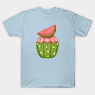 Cute watermelon cupcake 🧁. T-Shirt